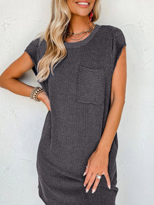 The BEST Ribbed Mini Dress