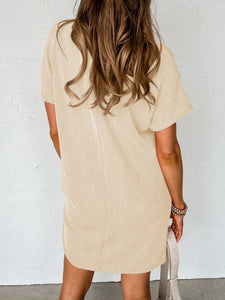 The BEST Ribbed Mini Dress