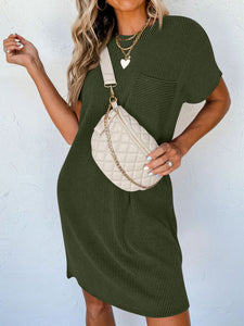 The BEST Ribbed Mini Dress