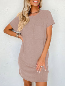 The BEST Ribbed Mini Dress