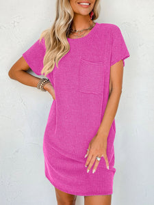 The BEST Ribbed Mini Dress
