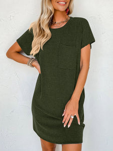 The BEST Ribbed Mini Dress