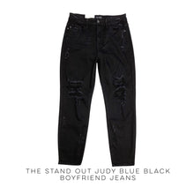 Load image into Gallery viewer, The Standout Judy Blue Black Boyfriend Jeans
