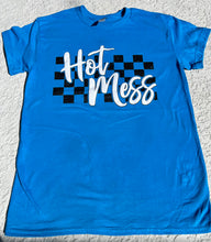 Load image into Gallery viewer, Hot Mess Checkered (Sapphire Blue)

