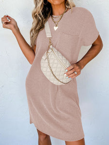The BEST Ribbed Mini Dress