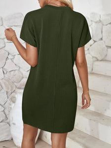 The BEST Ribbed Mini Dress