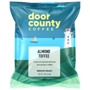 Almond Toffee Flavored Coffee Medium Roast, 1.5oz, 6 pack