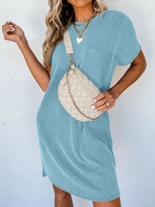 The BEST Ribbed Mini Dress