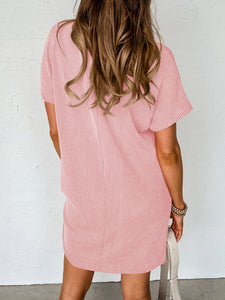 The BEST Ribbed Mini Dress