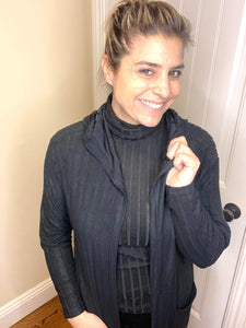 Basic Bae Full Size Hooded Sweater Cardigan
