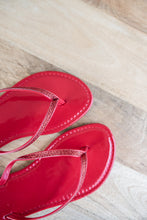 Load image into Gallery viewer, Sassy Sandals in Red
