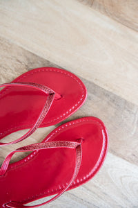 Sassy Sandals in Red