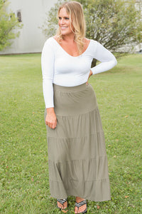 All Around Skirt in Olive