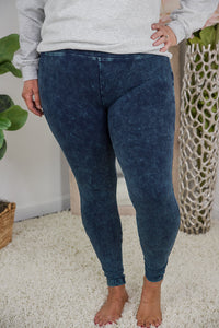 My Mineral Washed Yoga Leggings