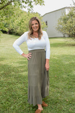 Load image into Gallery viewer, All Around Skirt in Olive
