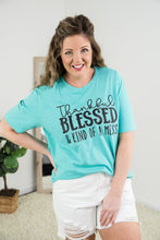 Load image into Gallery viewer, Thankful Blessed Tee
