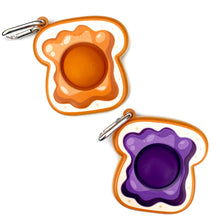 Load image into Gallery viewer, OMG Mega Pop Best Friend Keychain Toy - PB&amp;J
