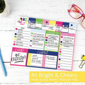 Organize ! Peek at the Week Planner Pad