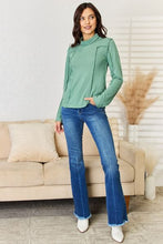 Load image into Gallery viewer, POL Exposed Seam Long Sleeve Knit Top
