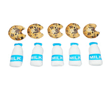 Load image into Gallery viewer, Tic Tac Toe Plushies - Santa&#39;s Cookies &amp; Milk
