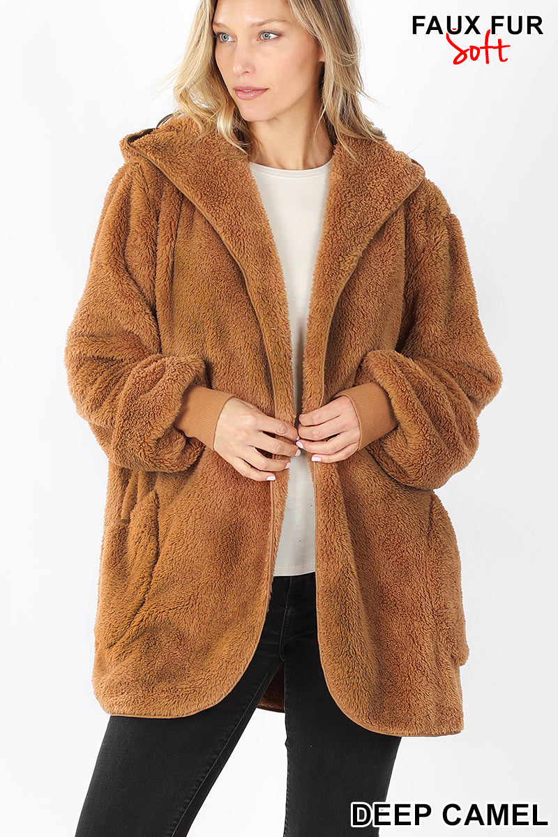 Hooded Teddy Bear Jacket