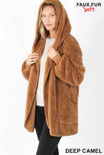 Load image into Gallery viewer, Hooded Teddy Bear Jacket
