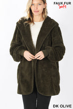 Load image into Gallery viewer, Hooded Teddy Bear Jacket
