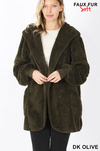 Hooded Teddy Bear Jacket