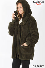 Load image into Gallery viewer, Hooded Teddy Bear Jacket
