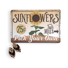 Load image into Gallery viewer, Sunflower and Stripes Earrings
