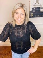 Load image into Gallery viewer, Ribbed Trim Round Neck Knit Top
