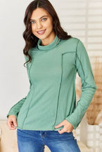 Load image into Gallery viewer, POL Exposed Seam Long Sleeve Knit Top
