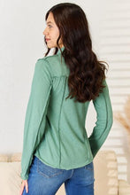 Load image into Gallery viewer, POL Exposed Seam Long Sleeve Knit Top
