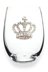 Jeweled Stemless Wine Glasses