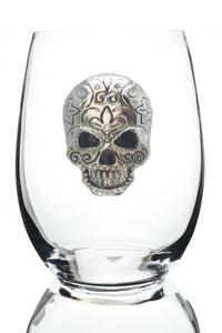 Jeweled Stemless Wine Glasses