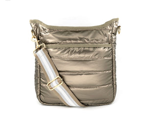 Metallic Puffy Crossbody