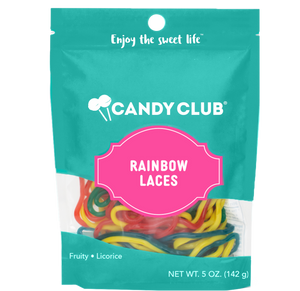 Gourmet Candy: Rainbow Laces Candy Bag