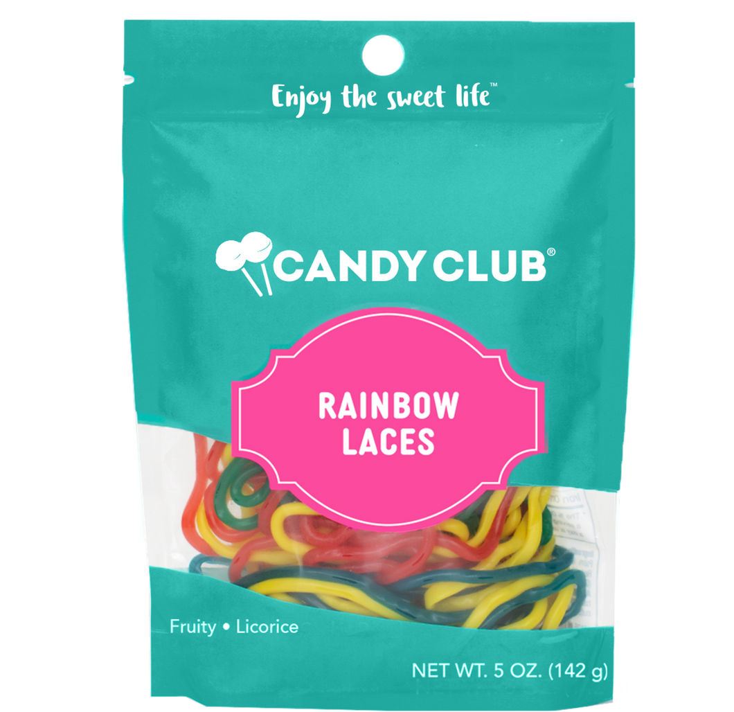 Gourmet Candy: Rainbow Laces Candy Bag